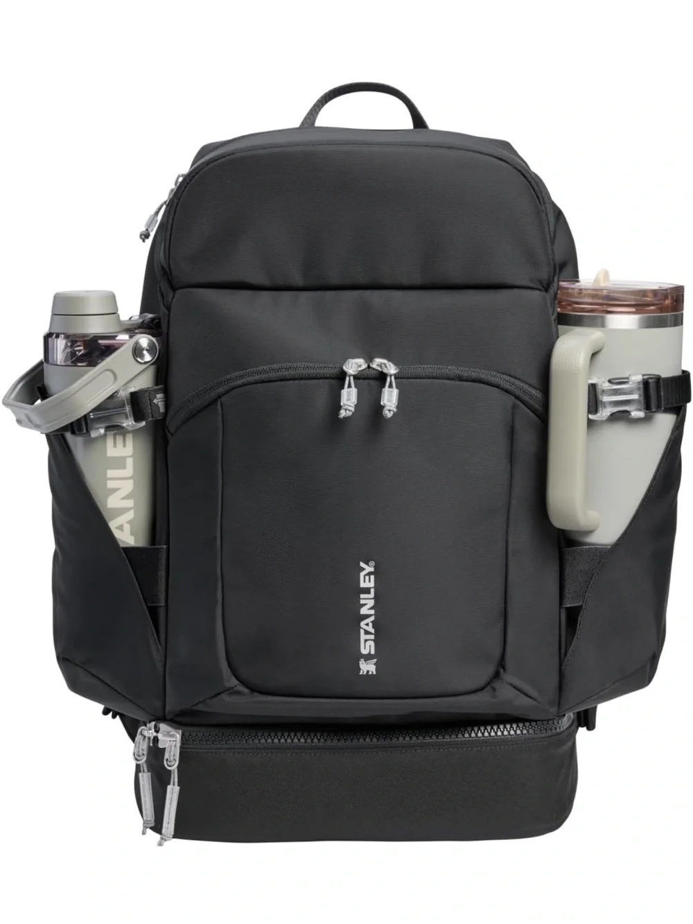 Stanley Black Vitalize Backpack, Travel Bag with Laptop Sleeve & Pockets - New